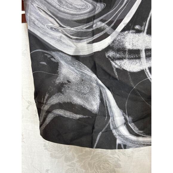 Athleta Tank Top 3X Gray Abstract Print NEW Adjustable Satin Calm Cool Cami - Picture 2 of 9